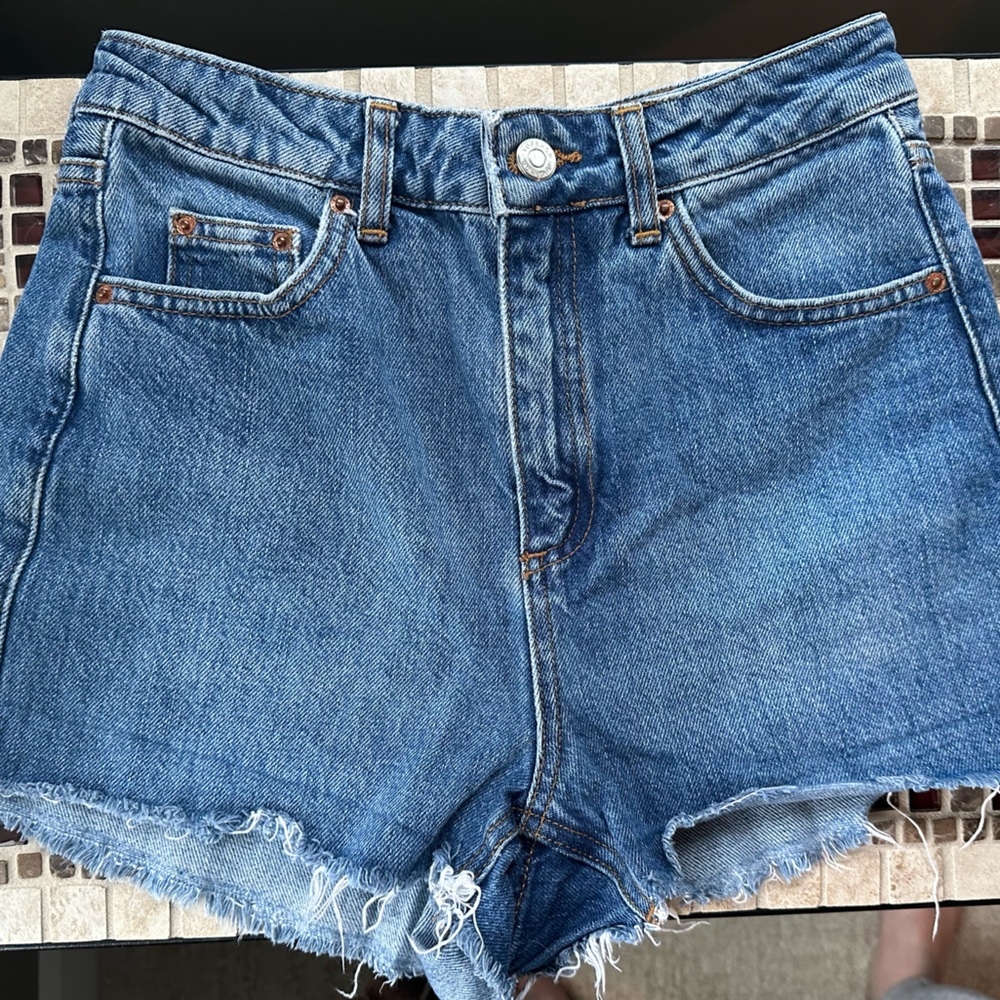 Topshop Mom Jean Shorts